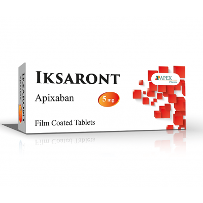 IKSARONT 5 MG ( APIXABAN ) 30 FILM-COATED TABLETS